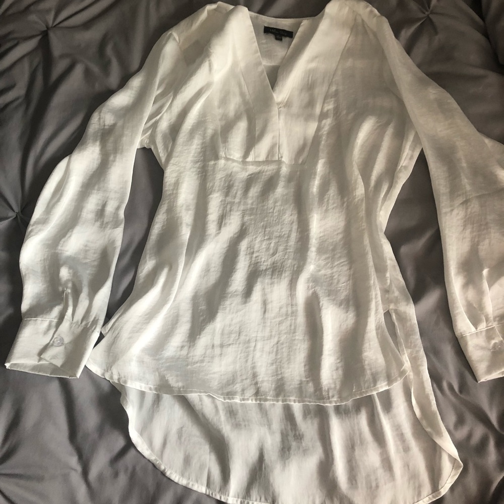 Large soft white blouse